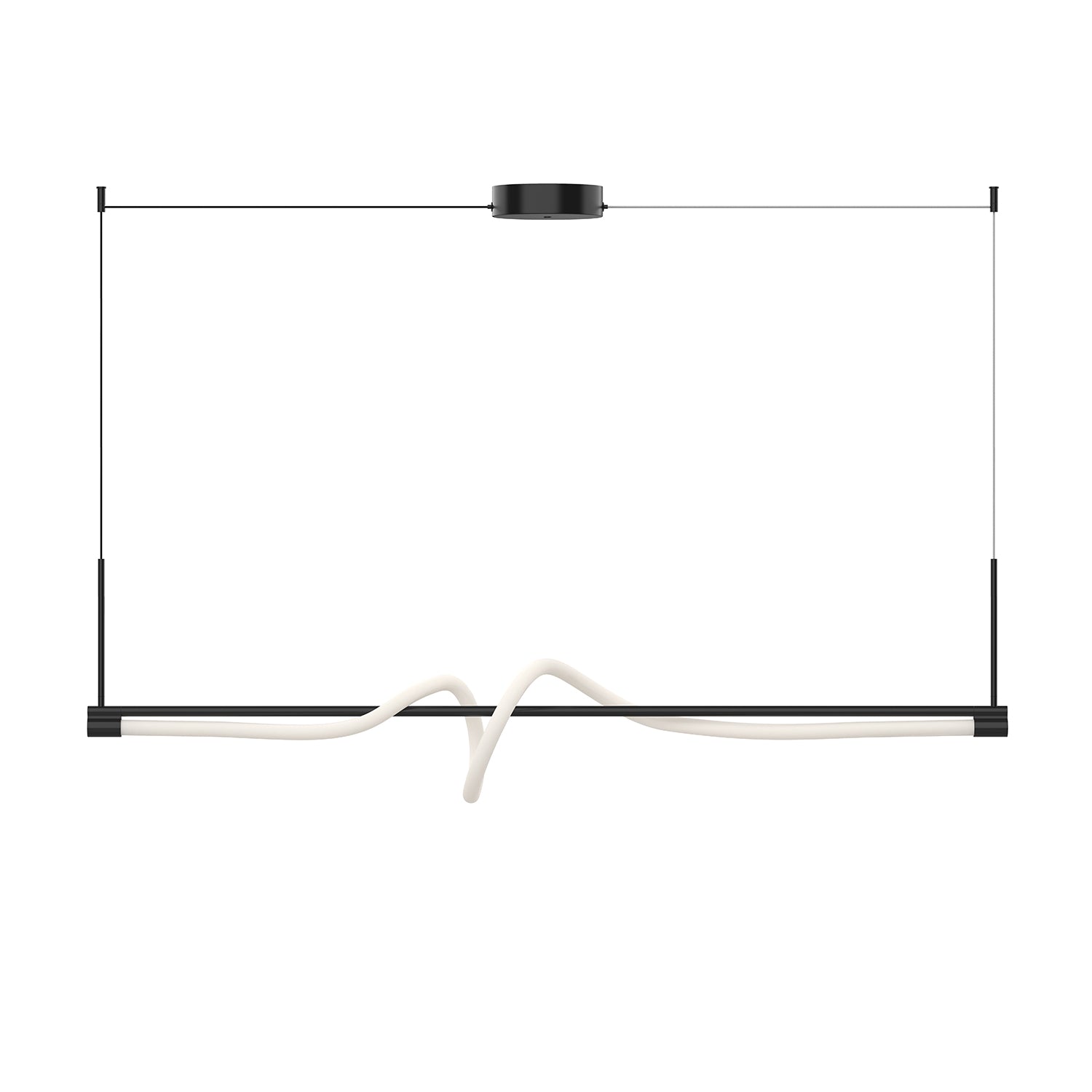 Cursive Linear Pendant