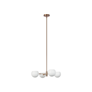 Combining elegance with a modern touch, the Orb family will make a stunning focal point for many design aspects. Finishes are Aged Gold Brass paired with Matte Black or Matte White shades with a white interior.