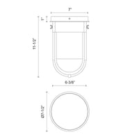 Cyrus Flush Mount