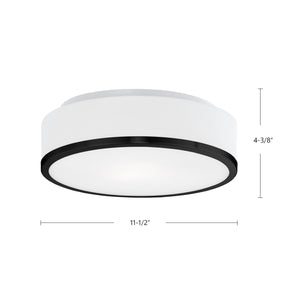 Charlie 12-in Flush Mount