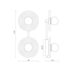 Dahlia Wall/Vanity Light