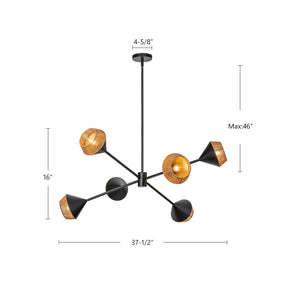 Daphne 38-in Chandelier