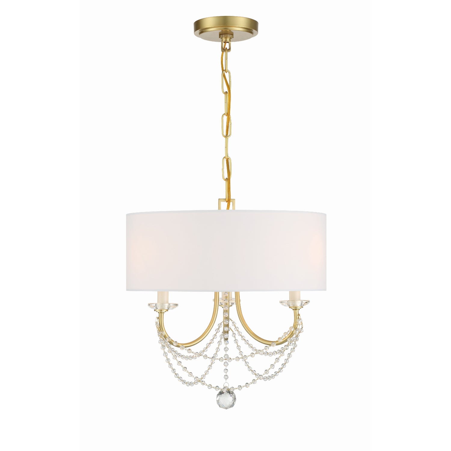 Delilah 15.75'' Semi Flush Mount