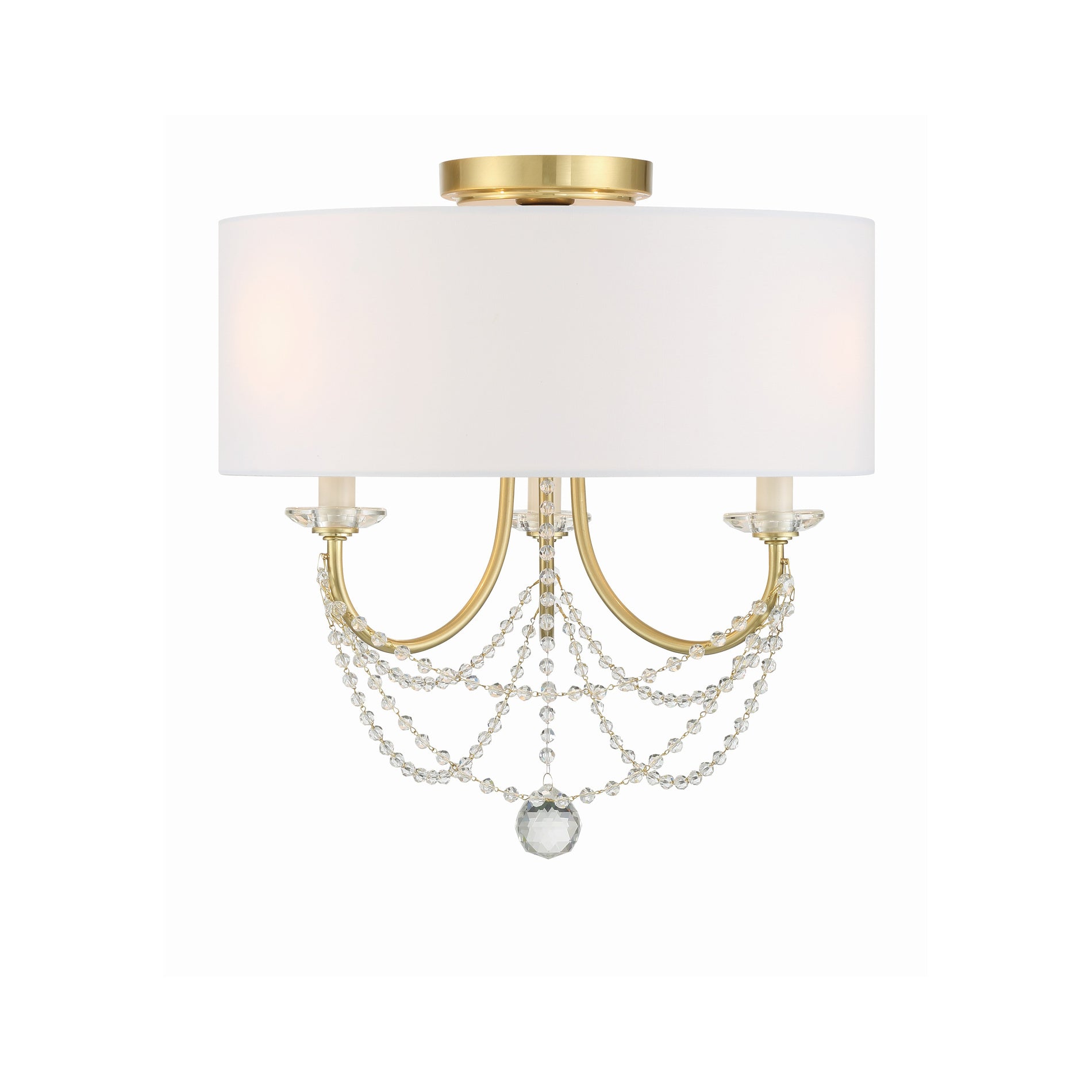 Delilah 15.75'' Semi Flush Mount