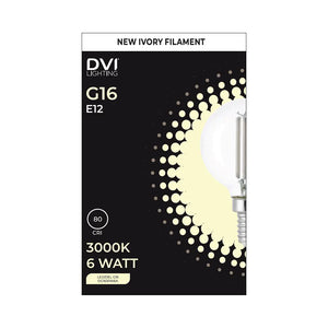 G16.5 E12 6W Clear