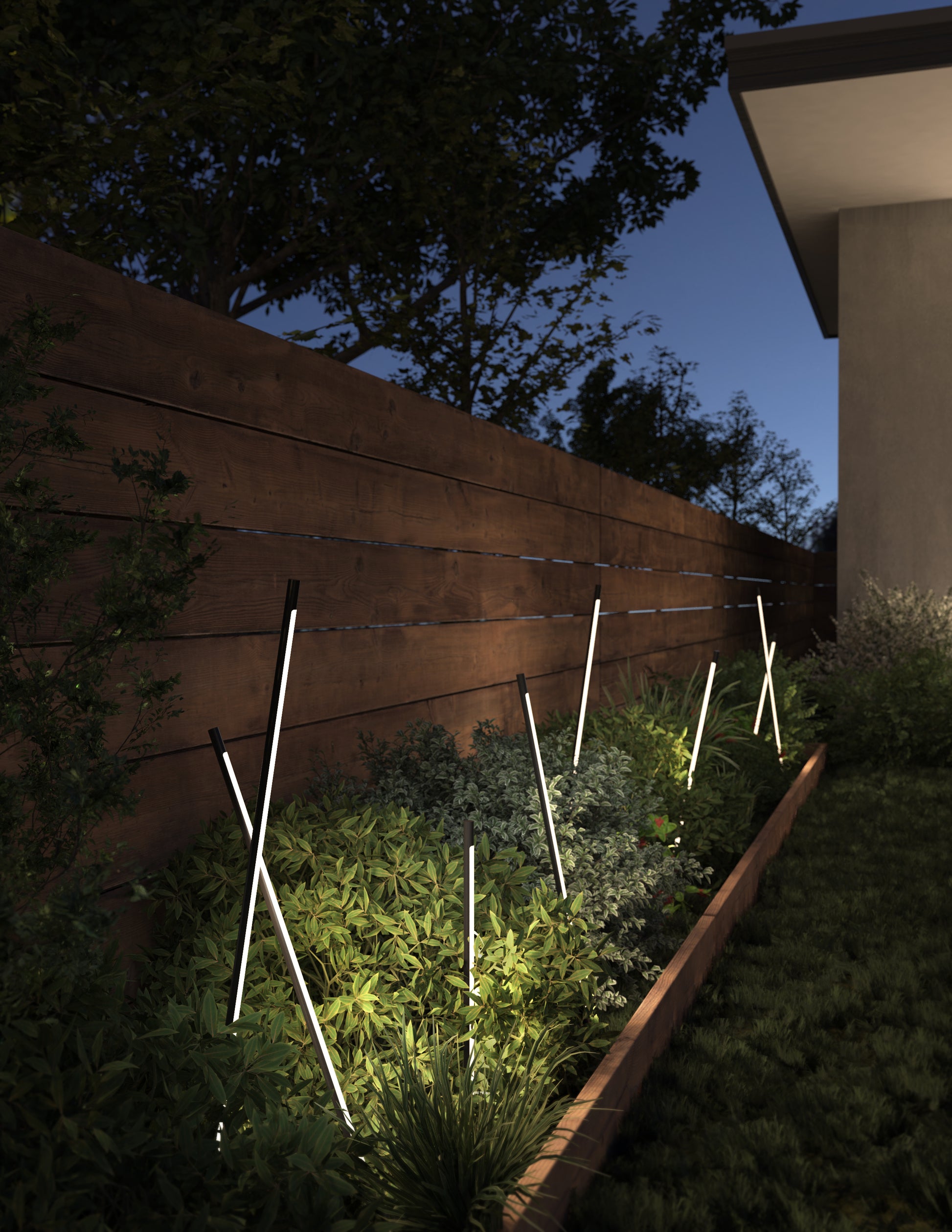Dorian Black LED Exterior Low Voltage Landscape