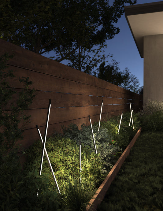 Dorian Black LED Exterior Low Voltage Landscape