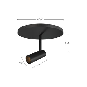 Downey 2-in Flush Mount