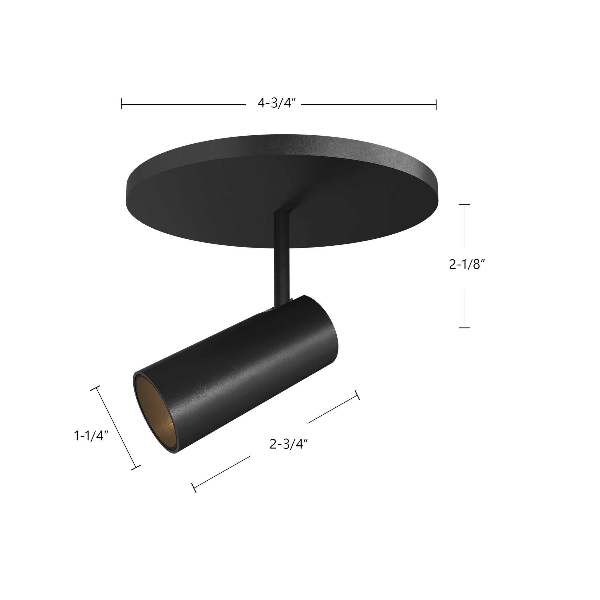Downey 3-in Flush Mount