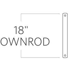 18" Downrod