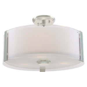 Zurich Small 3-LT Semi-Flush Mount