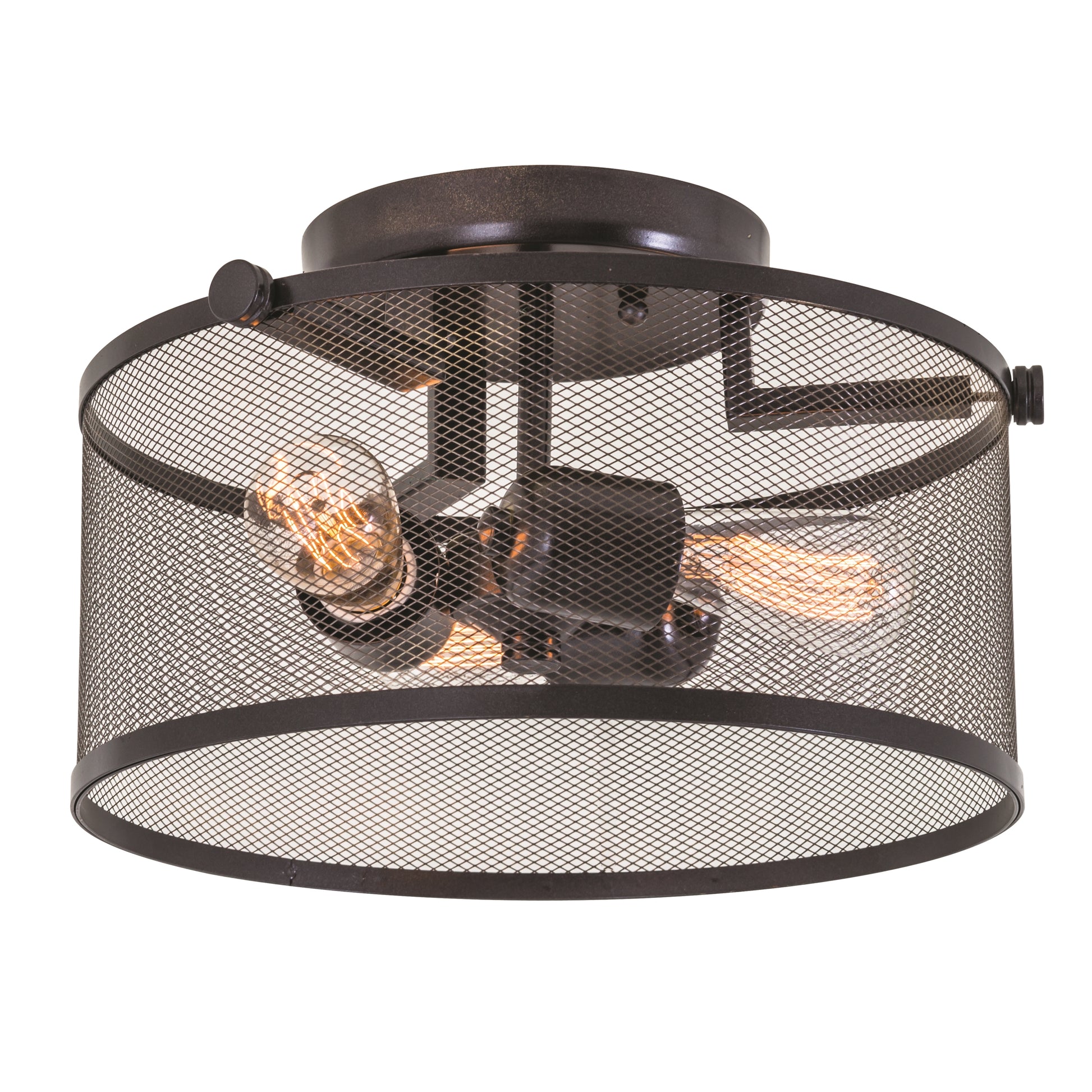 Gastown Small 3-LT Semi-Flush Mount