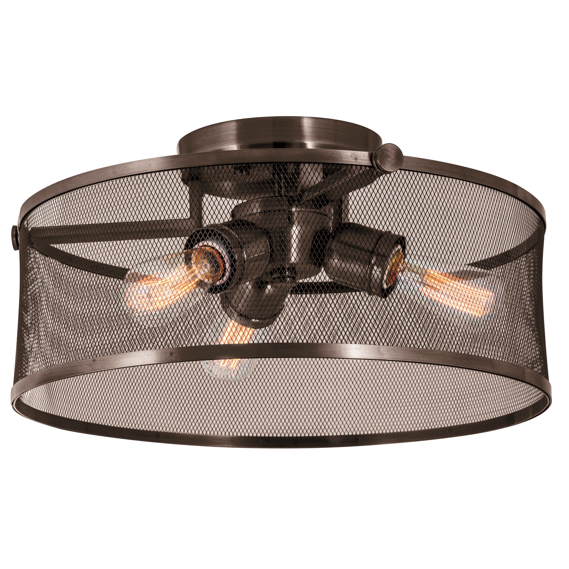 Gastown Medium 3-LT Semi-Flush Mount