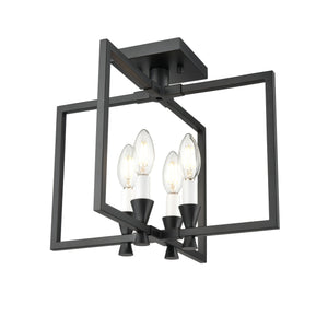 Carisbrooke 15" Semi-Flush
