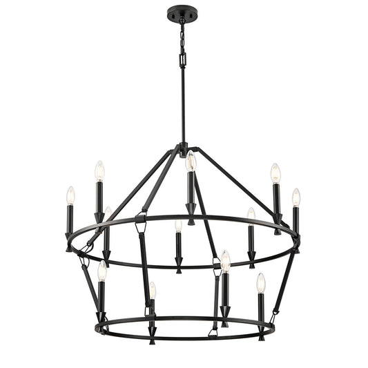 Carisbrooke 2 Tier Chandelier