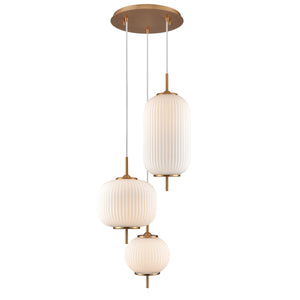 Mount Pearl 14.75" 3-LT Pendant