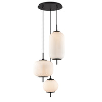 Mount Pearl 14.75" 3-LT Pendant