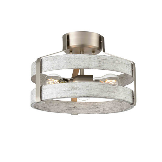 Fort Garry 3-LT Small Semi-Flush Mount