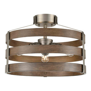 Fort Garry 3-LT Large Semi-Flush Mount