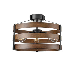 Fort Garry 3-LT Large Semi-Flush Mount