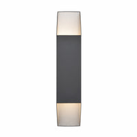 Brecon Outdoor Square 24" 2-LT Sconce
