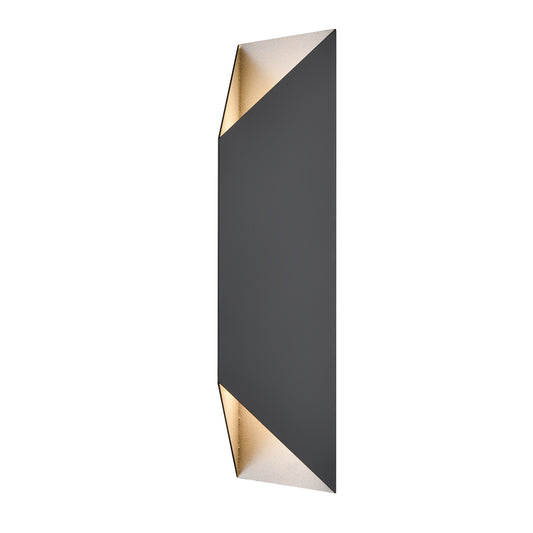 Brecon Outdoor Triangular 24" 2-LT Sconce