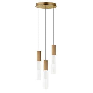 Reeds 3-Light LED Pendant
