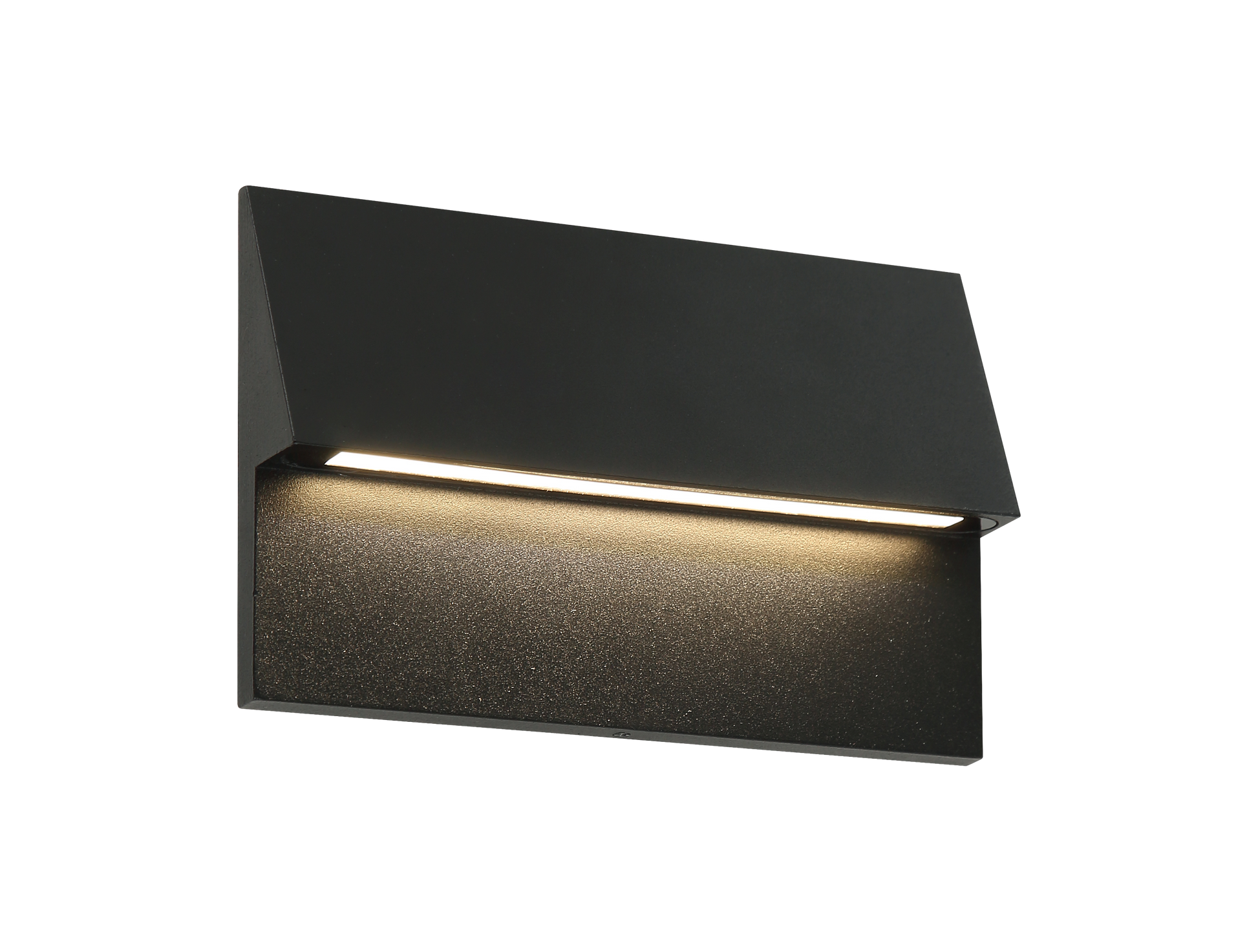 Dawn. This 5CCT powered Hi-Lumen luminaire might suit narrow posts or columns, while the horizontal may be better for wider walls or longer stair treads.
Comes in Matte Black Finish with Powder Coat.