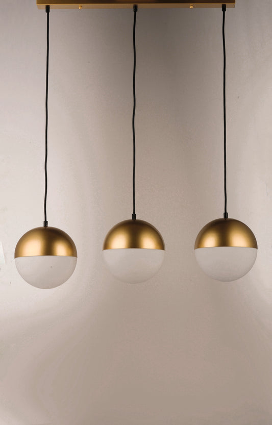 Half Moon 3-Light LED Pendant