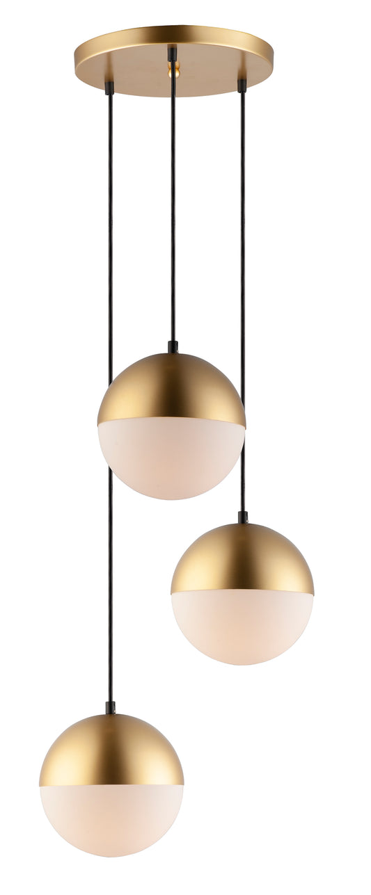 Half Moon 3-Light LED Pendant