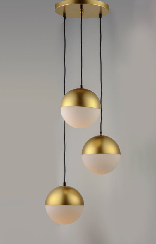 Half Moon 3-Light LED Pendant