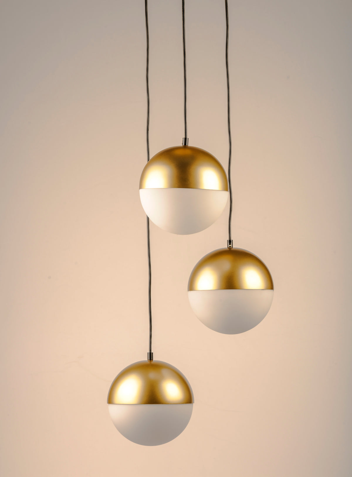 Half Moon 3-Light LED Pendant