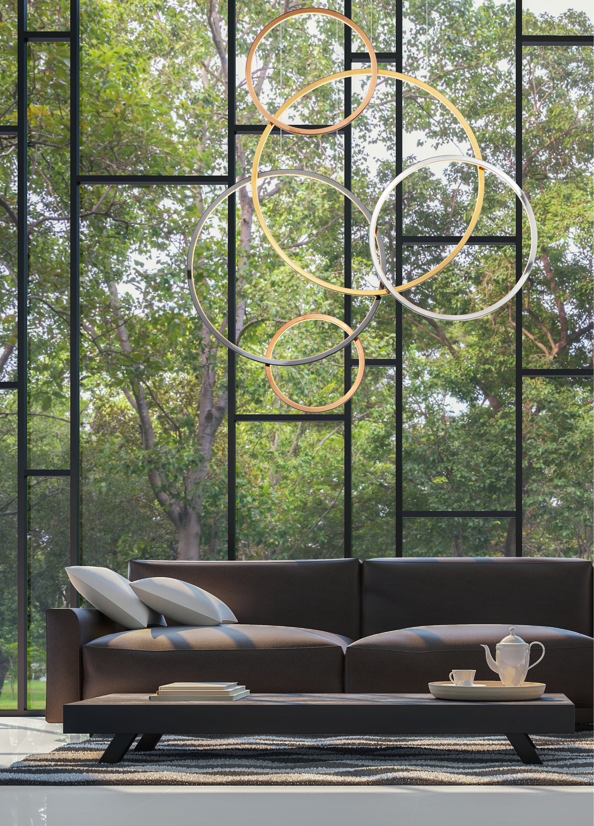 Union LED 5-Light Pendant