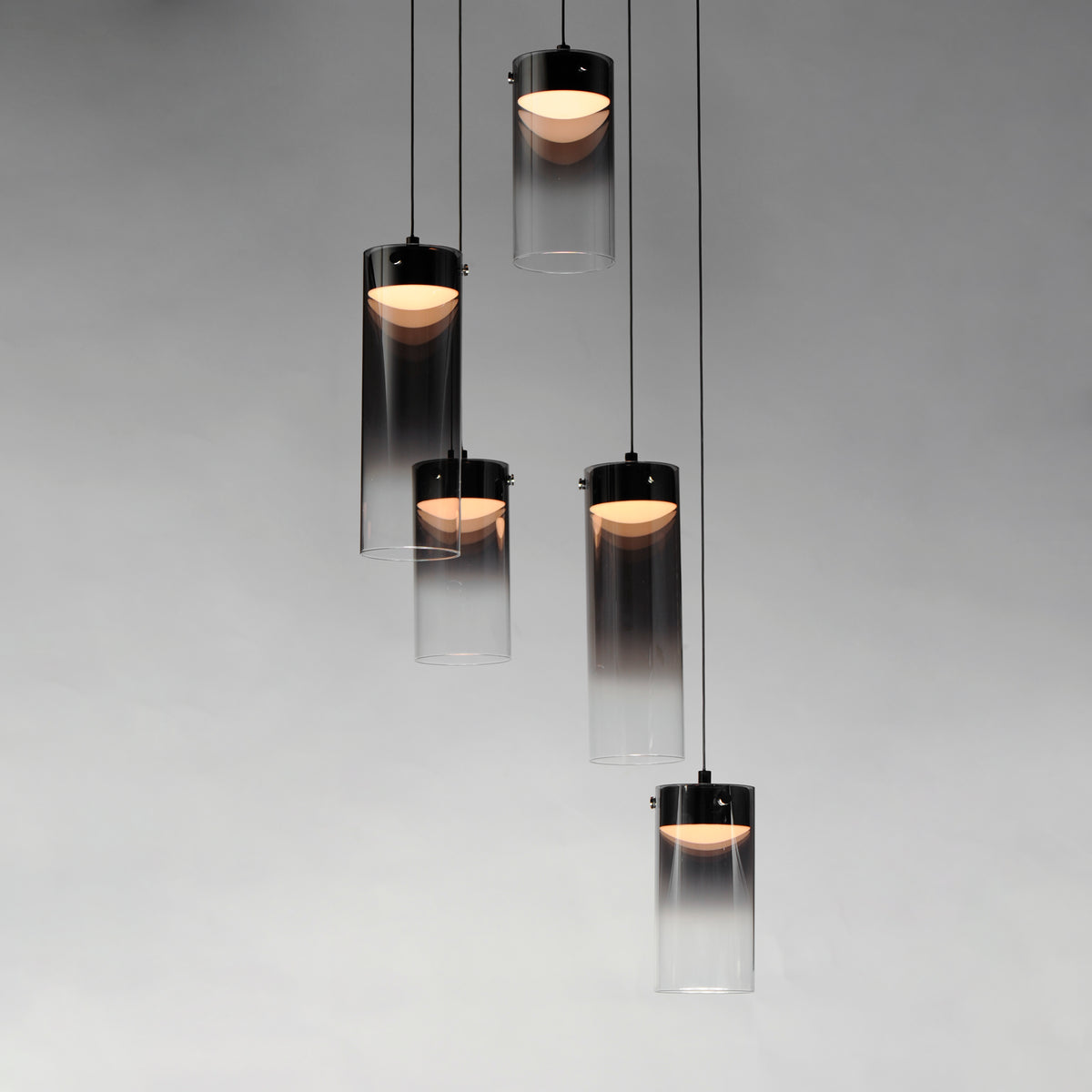 Highball Smoke 5-Light LED Pendant
