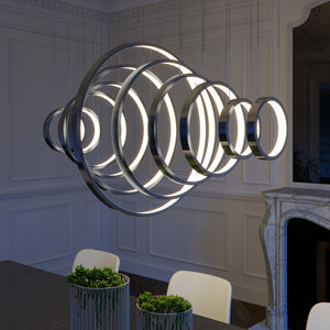 Hoops 11-Light LED Pendant
