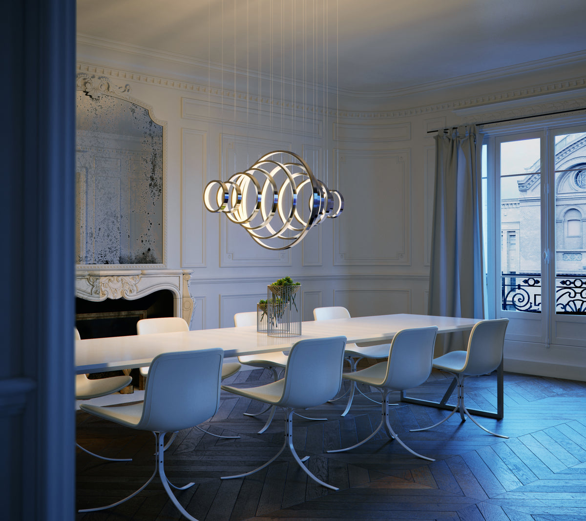 Hoops 11-Light LED Pendant