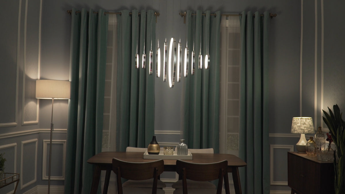 Hoops 11-Light LED Pendant