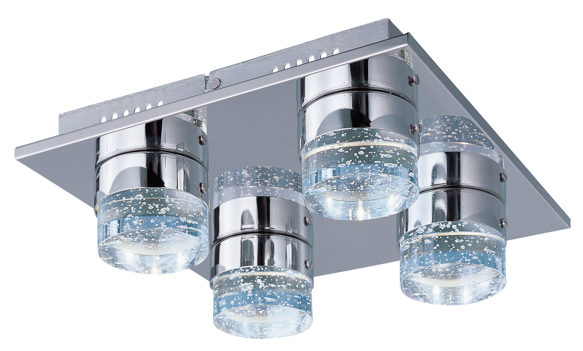 Fizz IV 4-Light LED Flush Mount