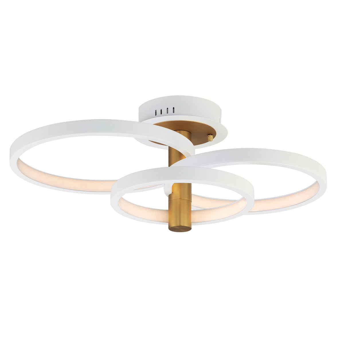 Hoopla 3-Light LED Semi Flush Mount