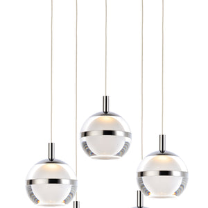 Swank 5-Light LED Pendant