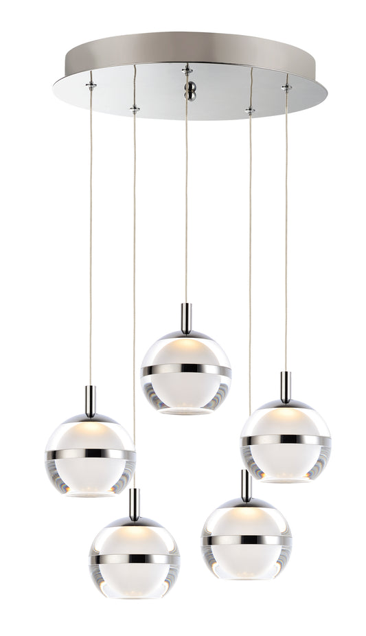 Swank 5-Light LED Pendant