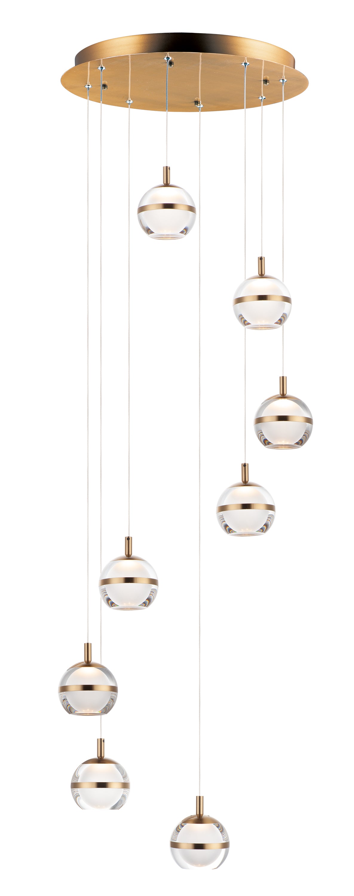 Swank 8-Light LED Pendant