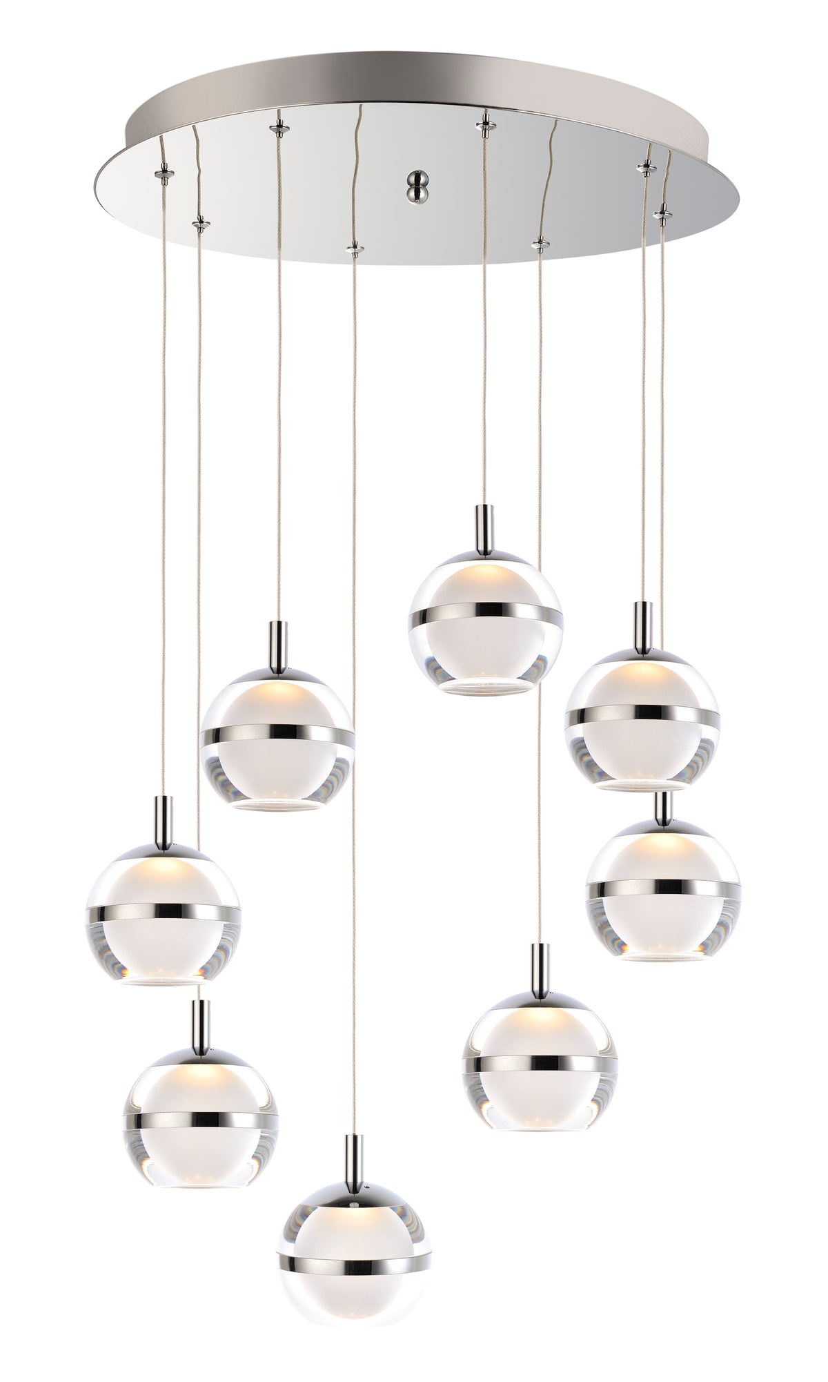 Swank 8-Light LED Pendant