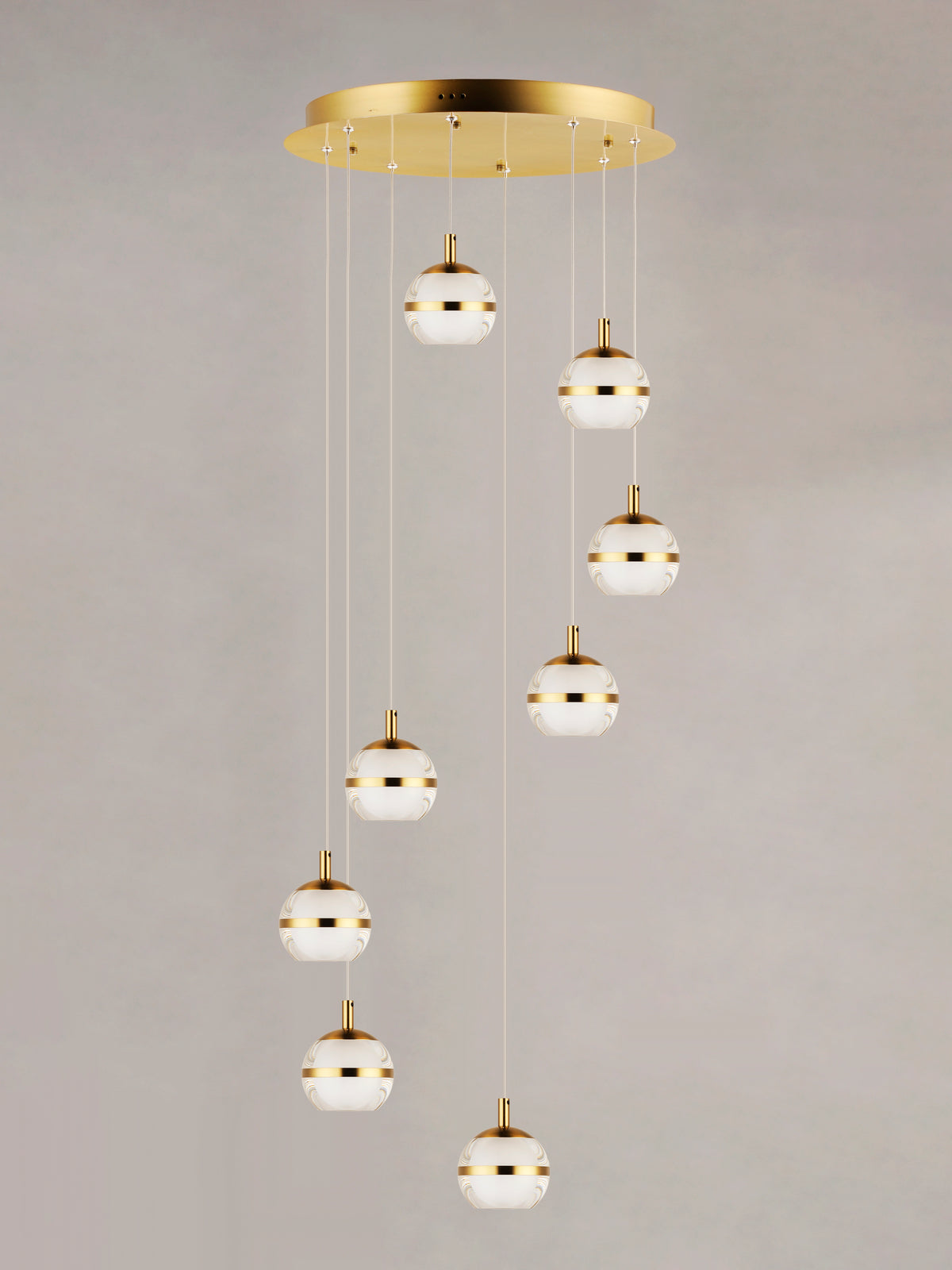 Swank 8-Light LED Pendant