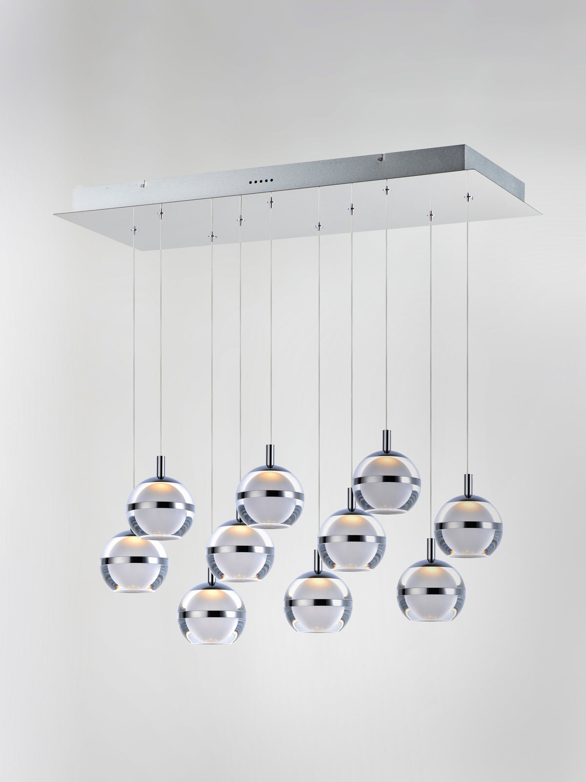 Swank LED 10-Light Linear Pendant