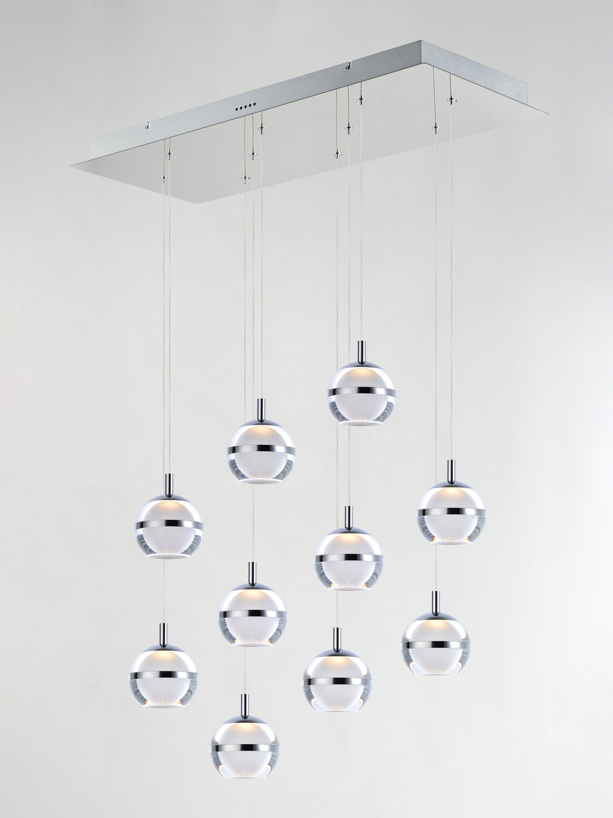 Swank LED 10-Light Linear Pendant