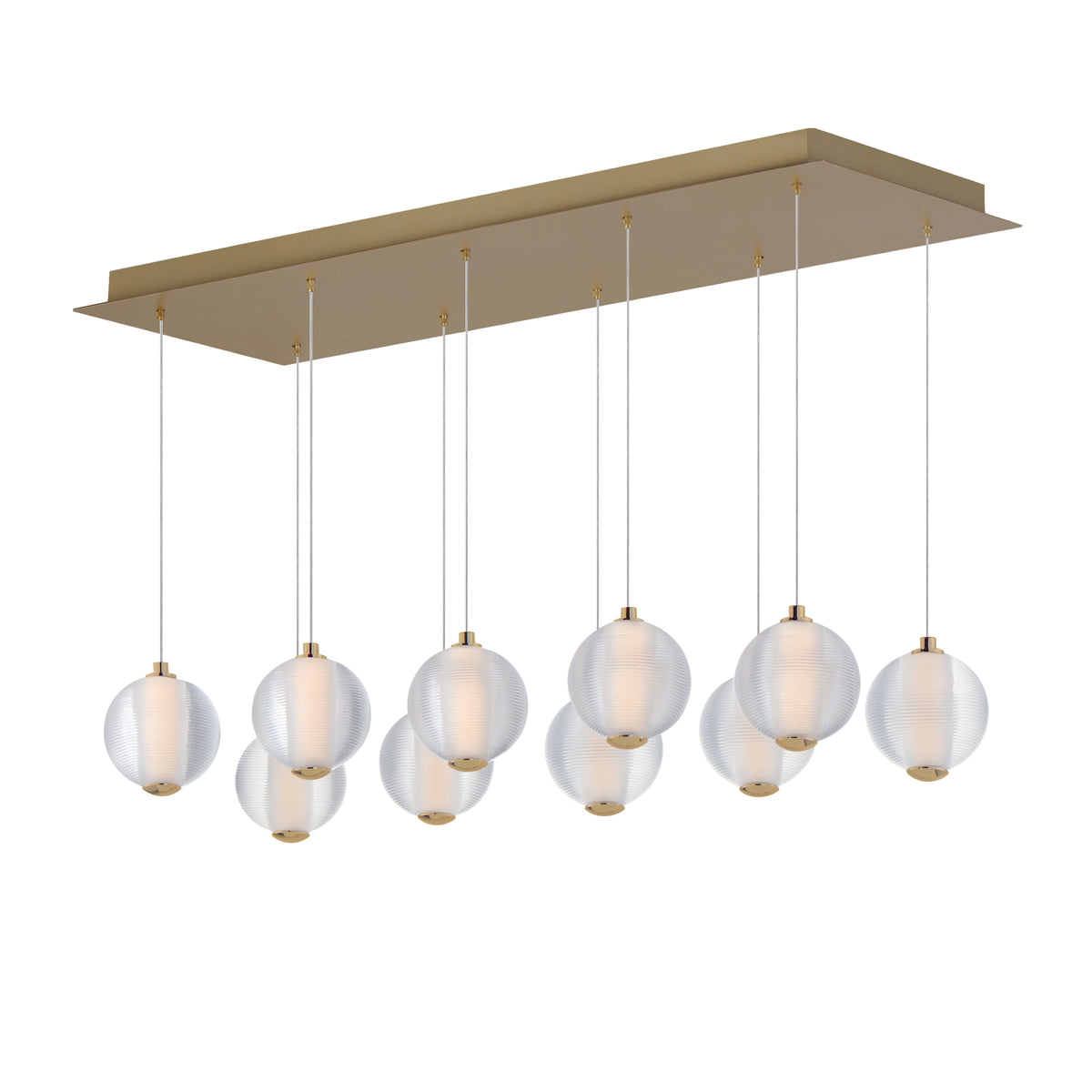 Rhythm 10-Light LED Pendant