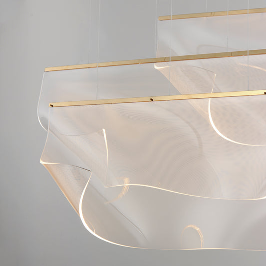 Rinkle 3-Light Linear LED Pendant