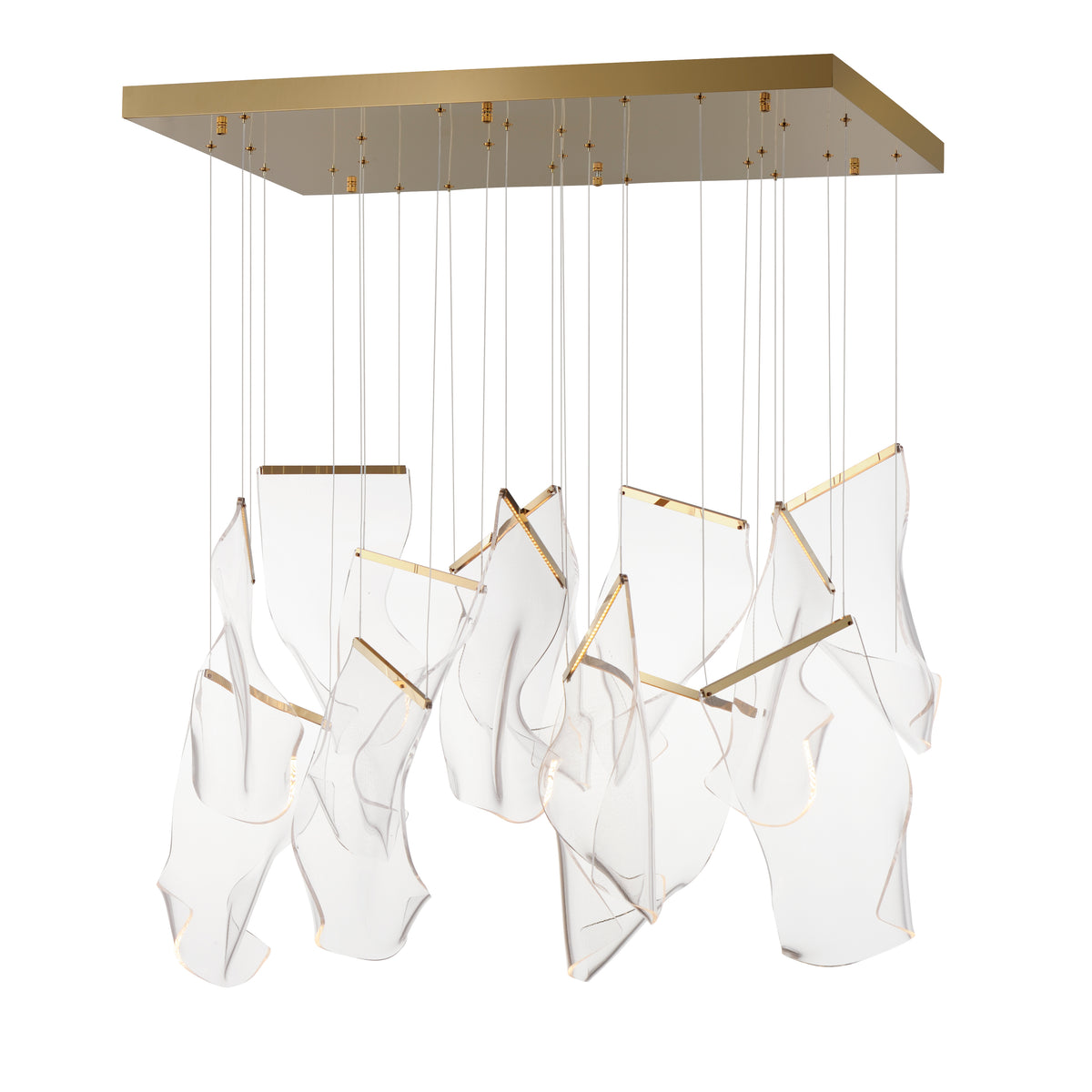 Rinkle 13-Light Rectalinear LED Pendant