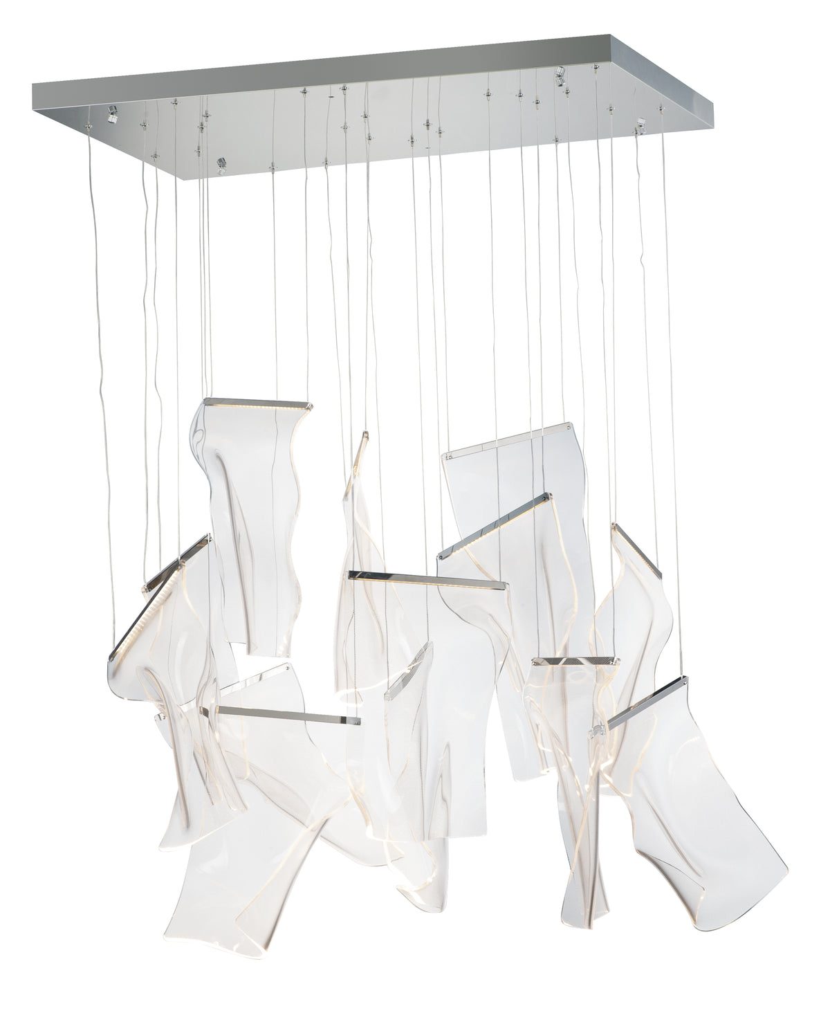 Rinkle 13-Light Rectalinear LED Pendant